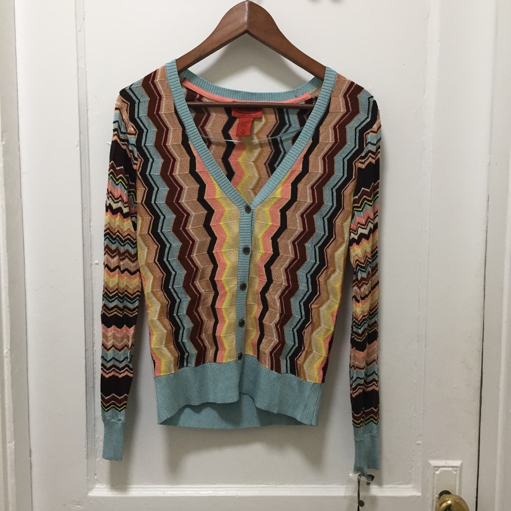 NWT Missoni For Target Print Button Cardigan M